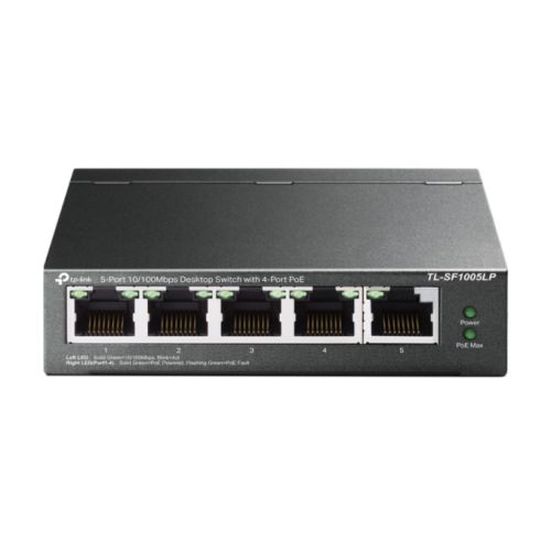 TP-Link TL-SF1005LP 5-Port PoE Switch 41W Steel 250m Extended TP-Link TL-SF1005LP 5-Port PoE Switch 41W Steel 250m Extended